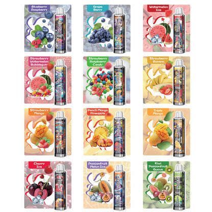 VAPME CRYSTAL 7000 PUFF Disposable Vape 14ML  650mAh 30 Flavors In Sales.