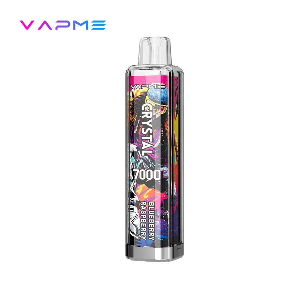 VAPME CRYSTAL 7000 PUFF Disposable Vape 14ML  650mAh 30 Flavors In Sales.