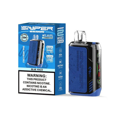 Vapmod Sniper 25000 Puffs Vape - 20ml E-liquid, 5% Nicotine, 12 Flavors