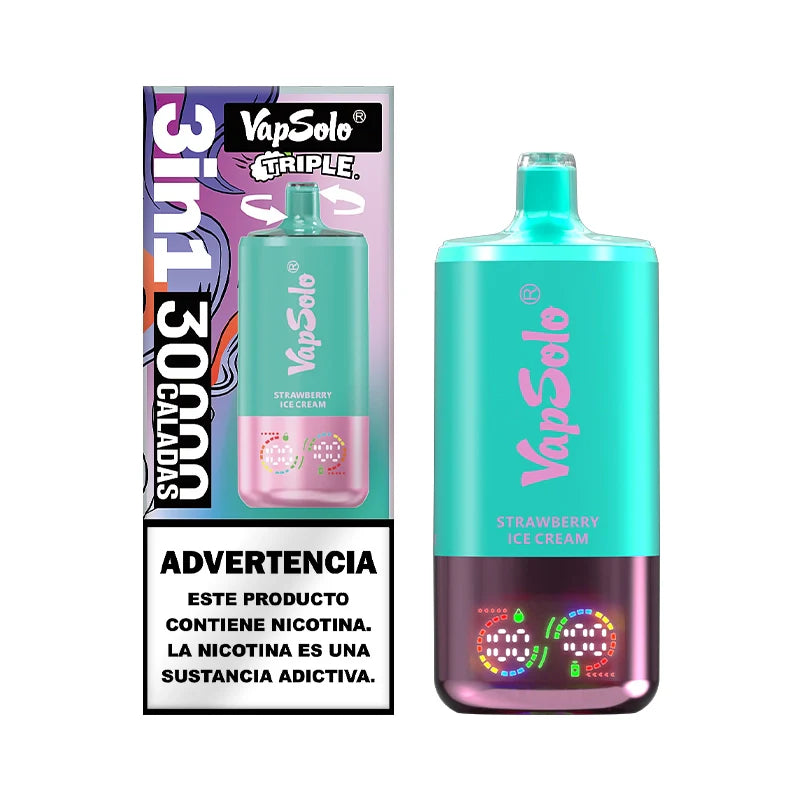 Vapsolo Triple 30000 Puffs Disposable Vape