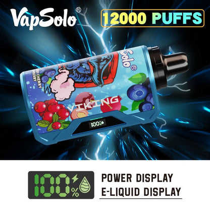 22ml 6500 Puffs Disposable Vape - 5% Nicotine, 15 Flavors, Type-C