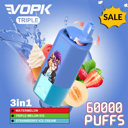 VOPK Triple 60000 PUFF Super Low Price Best Seller