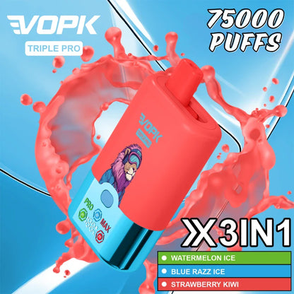 VOPK Triple Pro 75000 Puffs Best Value Bulk Sale