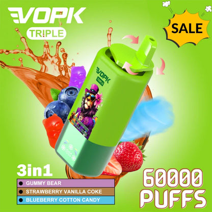 VOPK Triple 60000 PUFF Super Low Price Best Seller
