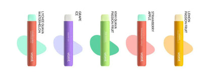 Vozol Star 600 puffs Disposable Vape Kit 20mg Nicotine &nbsp;550mAh battery 15 Flavors