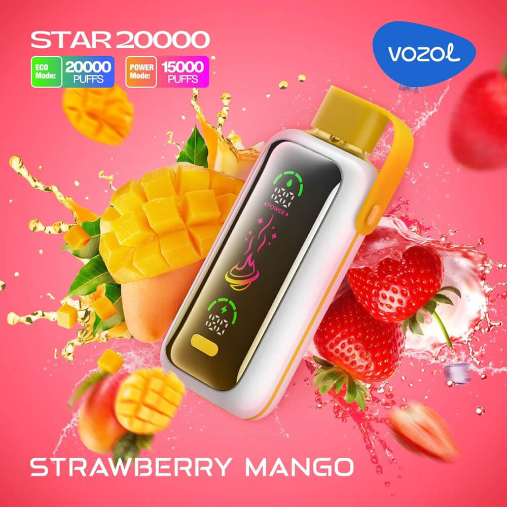 Vozol Star 20000 puff Disposable Vape 20 Flavors   650mAh In Sales EU warehouse
