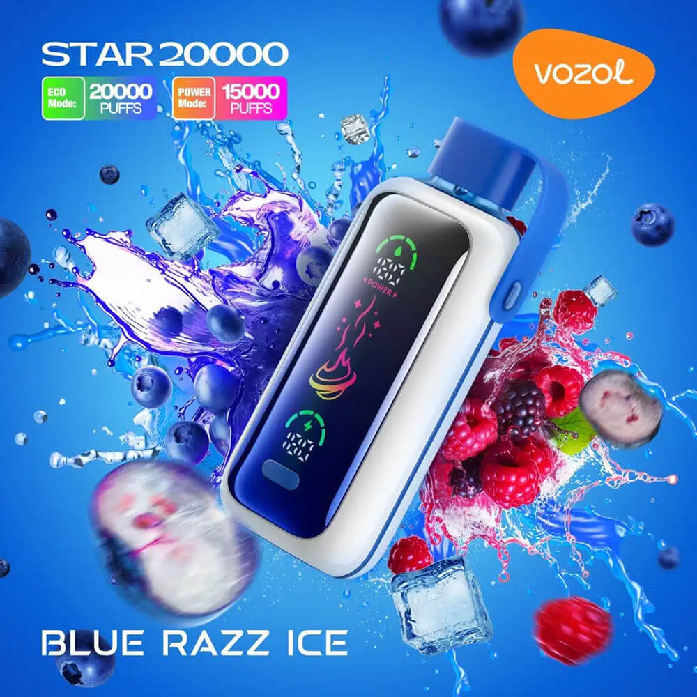 Vozol Star 20000 puff Disposable Vape 20 Flavors   650mAh In Sales EU warehouse