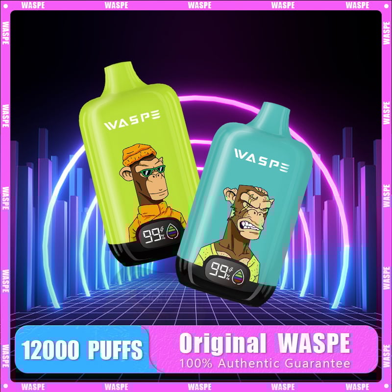 WASPE 12000 Puffs Digital Box Disposable Vape Popularity Cigarette Pod
