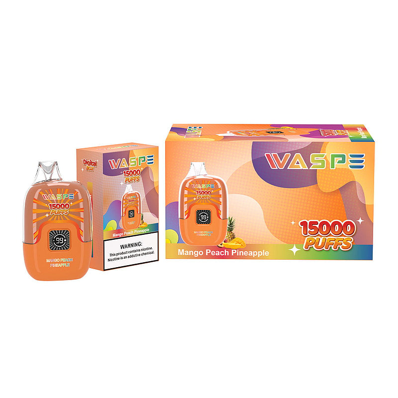 WASPE Digital Box 15000 Puffs Disposable Vape Popularity Cigarette Pod
