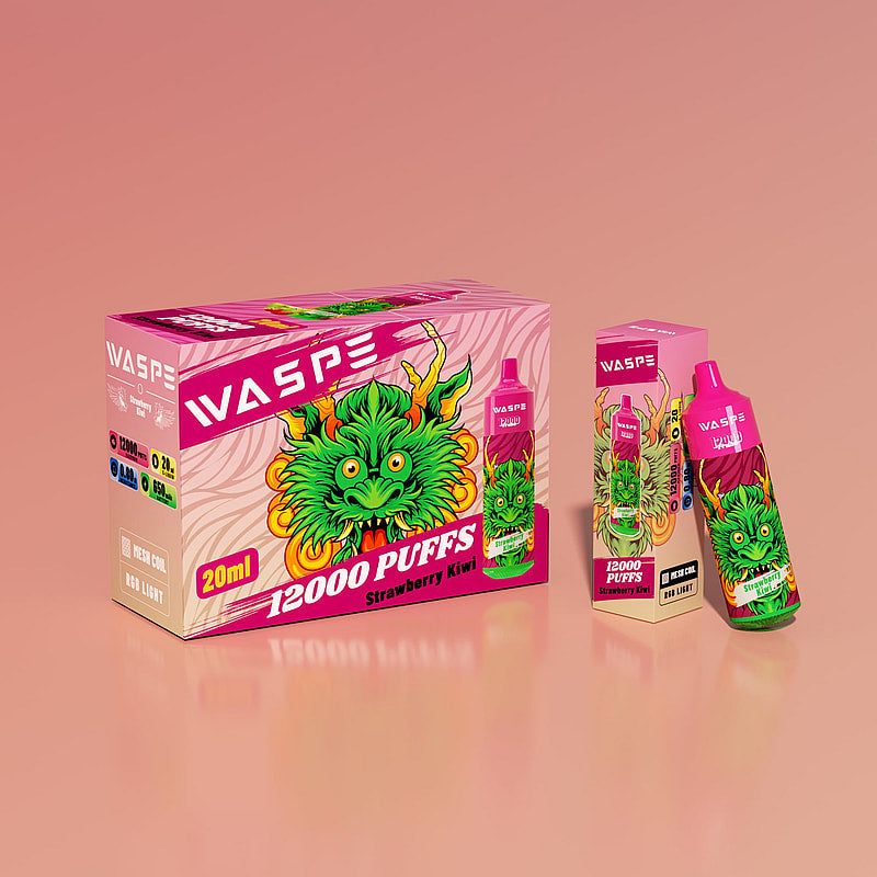 WASPE 12000 Puffs Disposable Vape New Electronic Cigarette Pen
