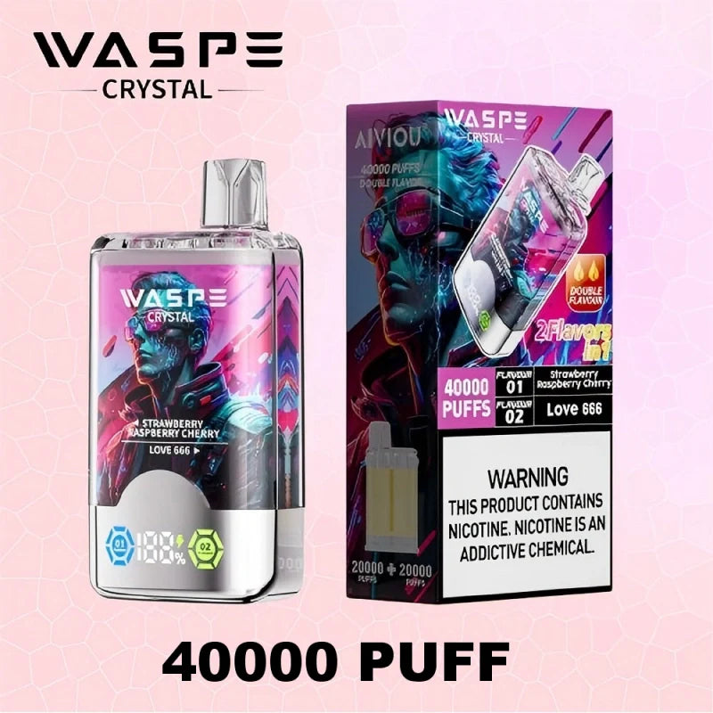 Waspe Crystal 40000 Puffs Disposabl Vape Good Price Bulk Sale
