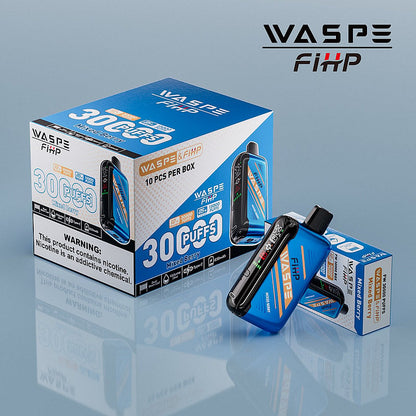 Waspe FIHP 30K Puffs Disposable Vape – LED Display, Adjustable Airflow, Dual Mesh Coils