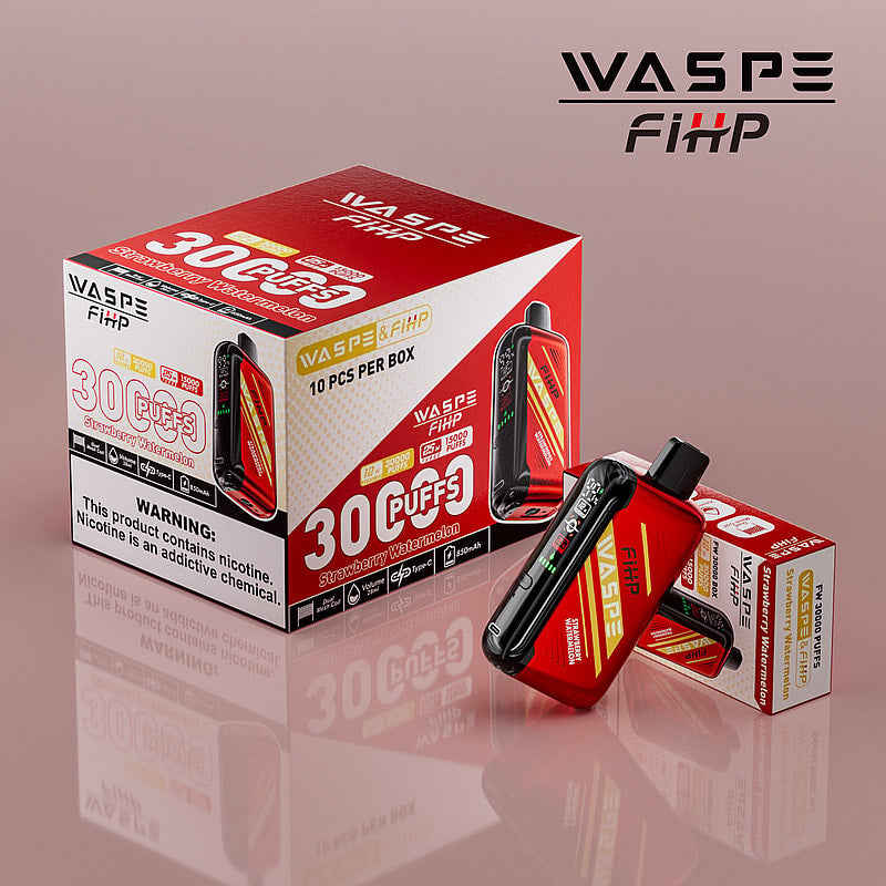 Waspe FIHP 30K Puffs Disposable Vape – LED Display, Adjustable Airflow, Dual Mesh Coils