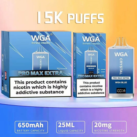 WGA Crystal PRO MAX EXTRA 15000 puffs Disposable Vape In Sales