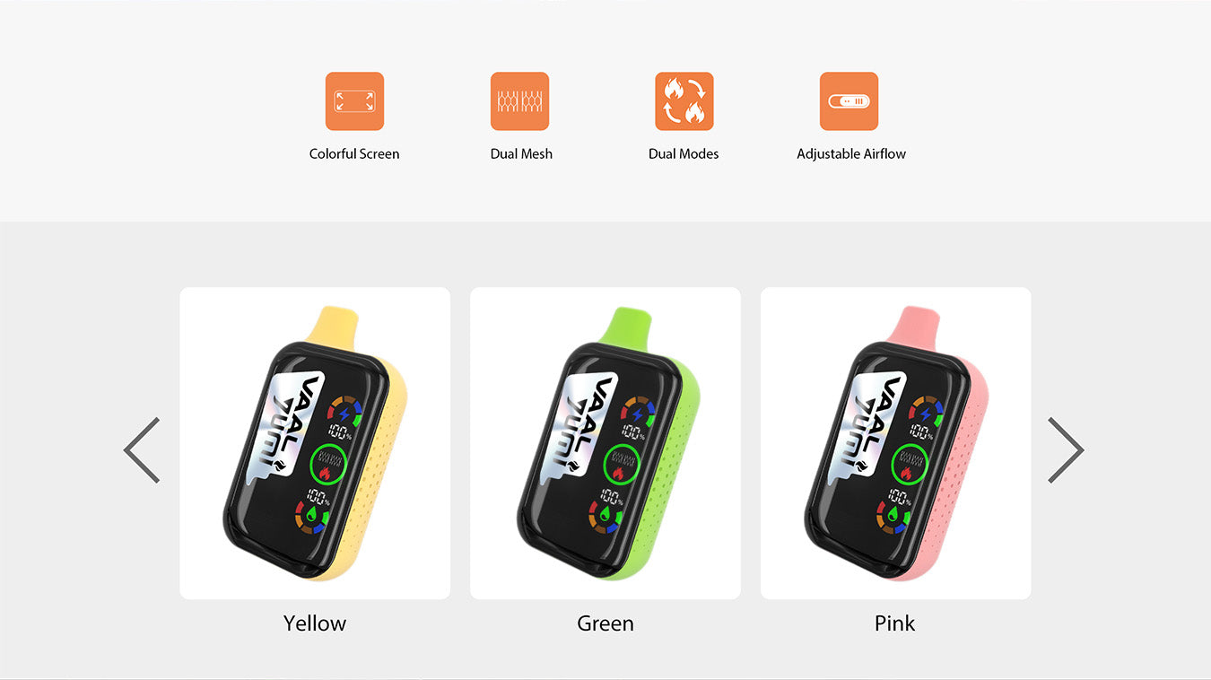 YUMI & VAAL Mega 20000 Puffs Rechargeable Disposable Kit 650mAh