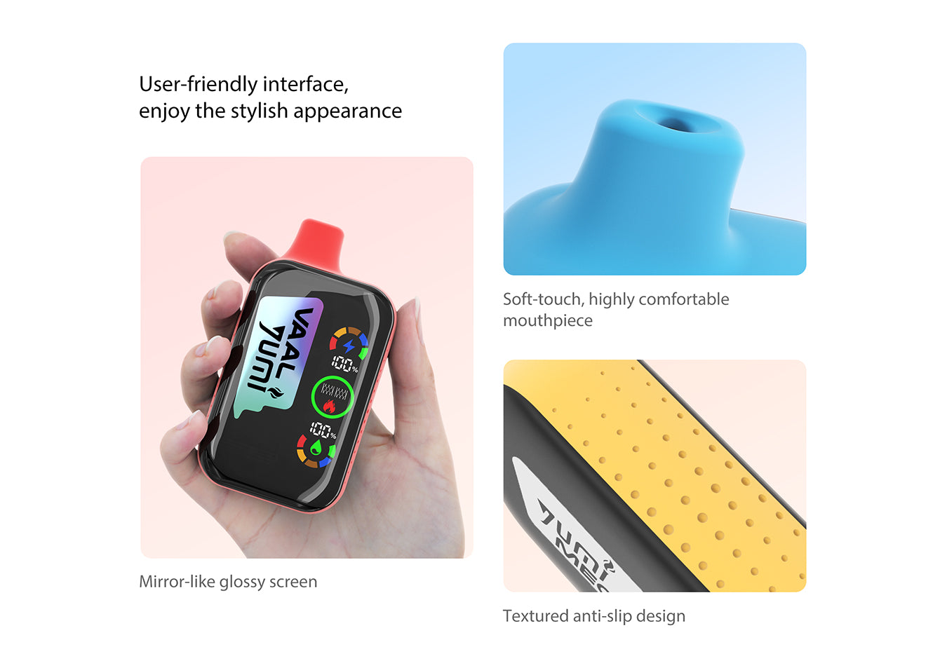 YUMI & VAAL Mega 20000 Puffs Rechargeable Disposable Kit 650mAh