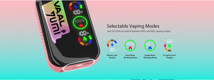 YUMI & VAAL Mega 20000 Puffs Rechargeable Disposable Kit 650mAh
