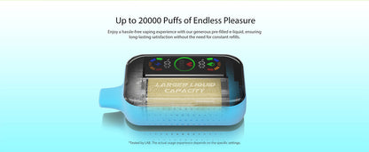 YUMI & VAAL Mega 20000 Puffs Rechargeable Disposable Kit 650mAh