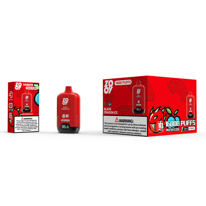 Orignial Zooy Rainbow Box 16000 Puff 16k Disposable Vapes
