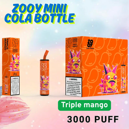 ZOOY Cola Bottle 3K Puffs Affordable Good Sale Today