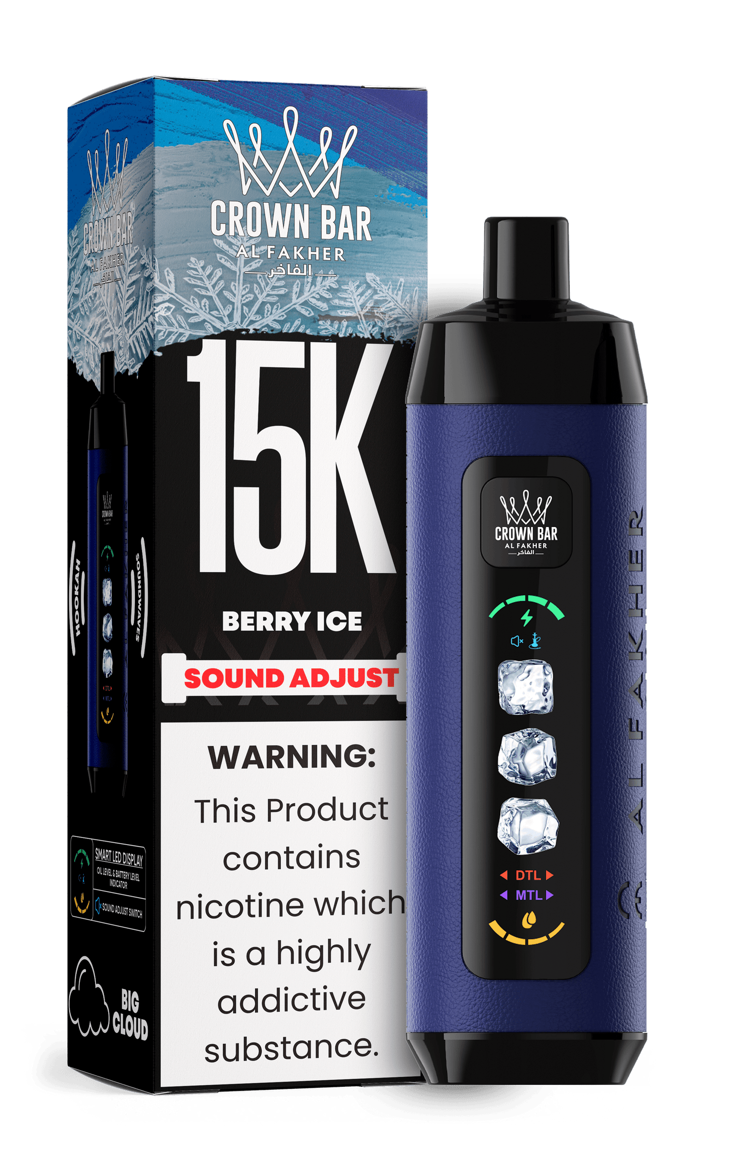 Al Fakher Crown Bar 15k Disposable Vape | Sound Wave