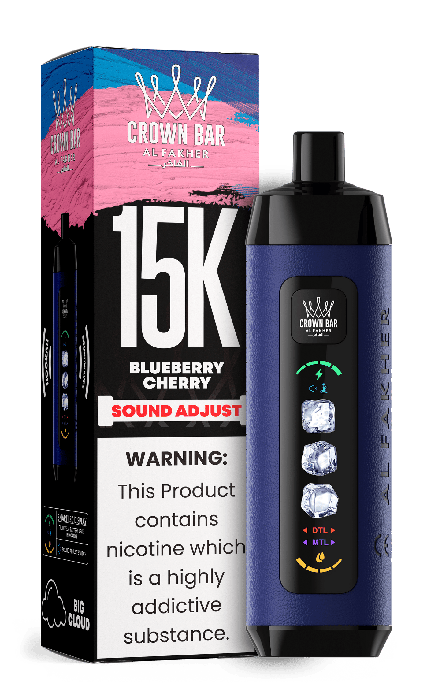 Al Fakher Crown Bar 15k Disposable Vape | Sound Wave
