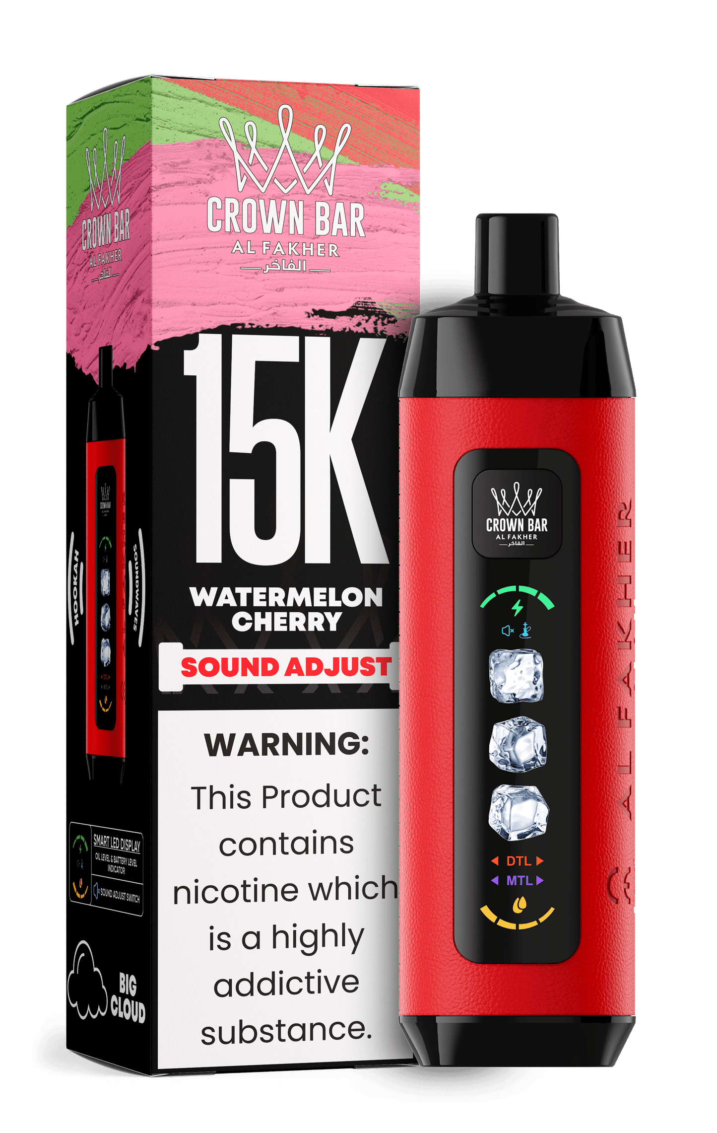 Al Fakher Crown Bar 15k Disposable Vape | Sound Wave