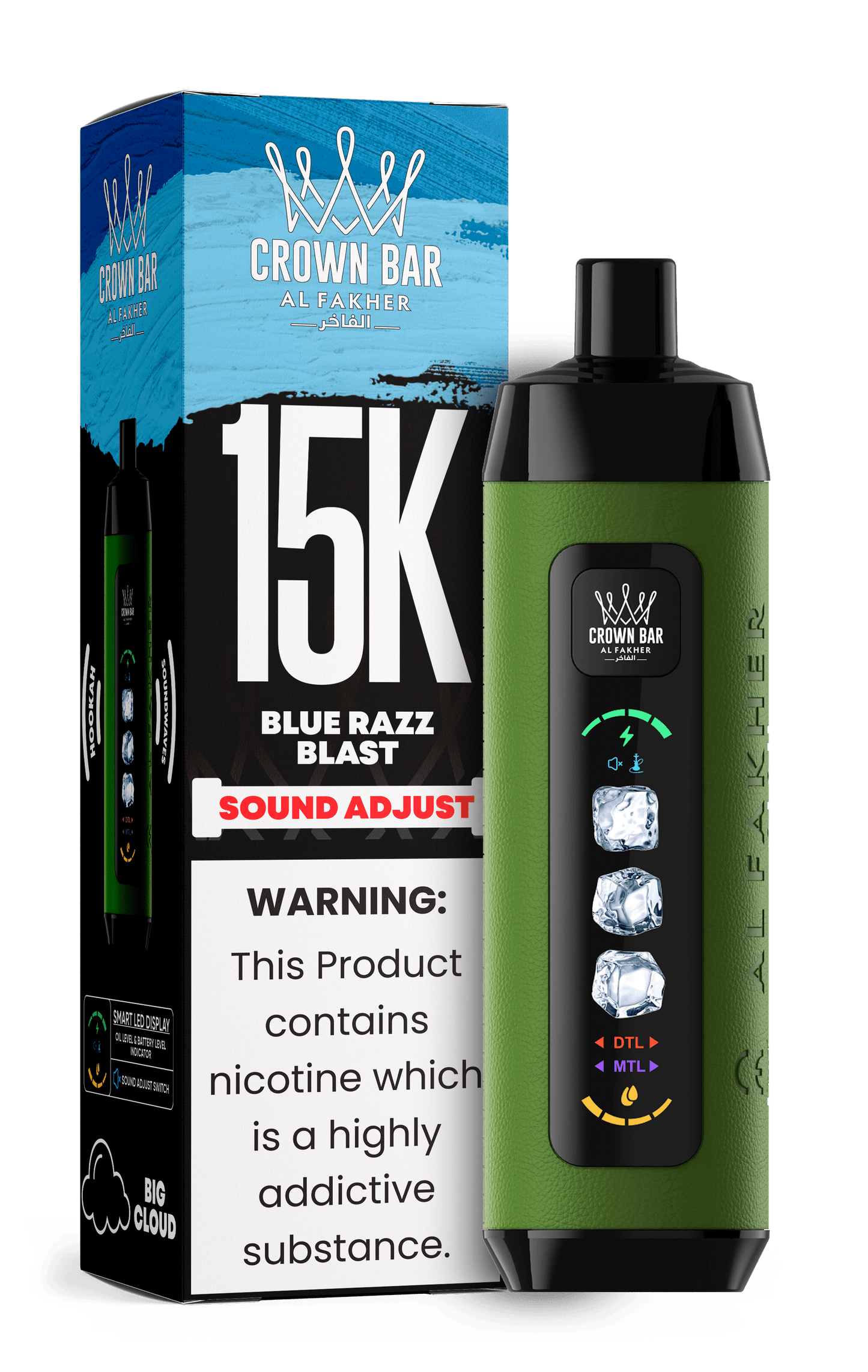 Al Fakher Crown Bar 15k Disposable Vape | Sound Wave