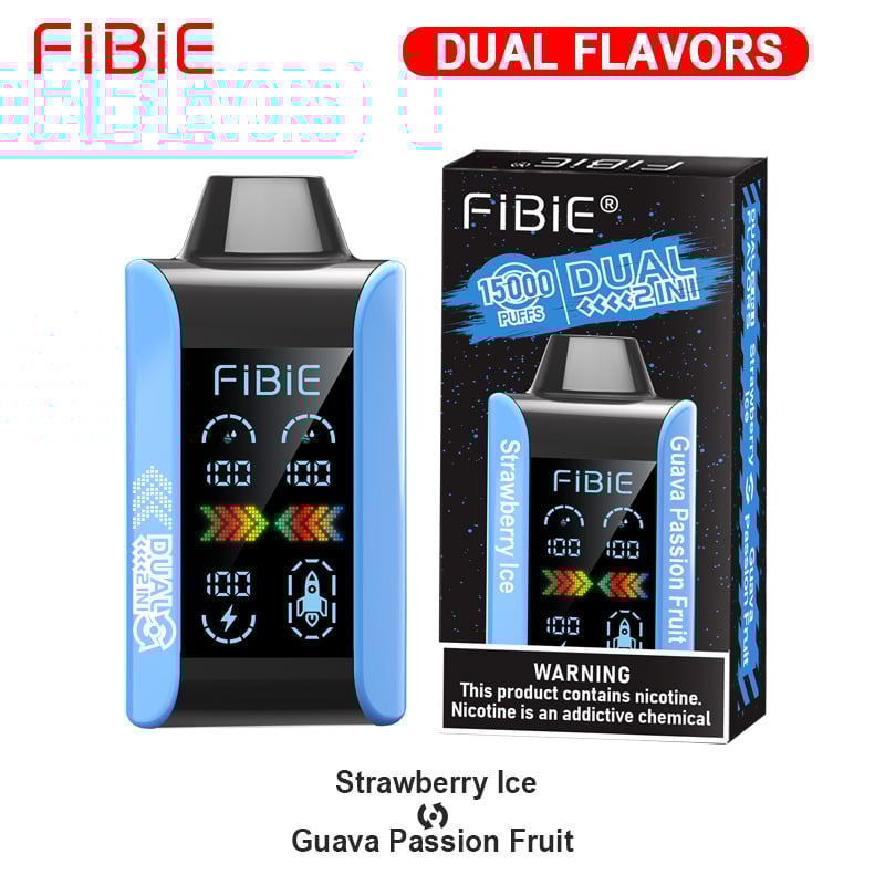 FIBIE 15000 Dual Flavors (Dual flavor switch Over 100,000 positive reviews)