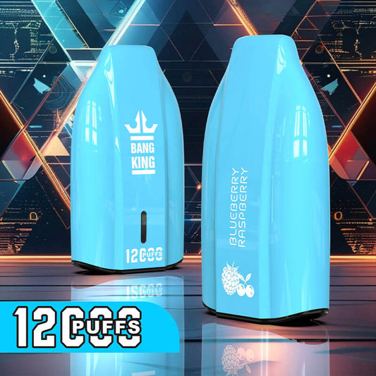 Bang King 12000 Puffs Disposable Vape(0% to 5% Nicotine) - 12ml E-Liquid, 600mAh Battery 12 Flavors