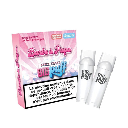 BIG PUFF Reload - Pack de 2 Cartouches 2 ml 600 Puffs