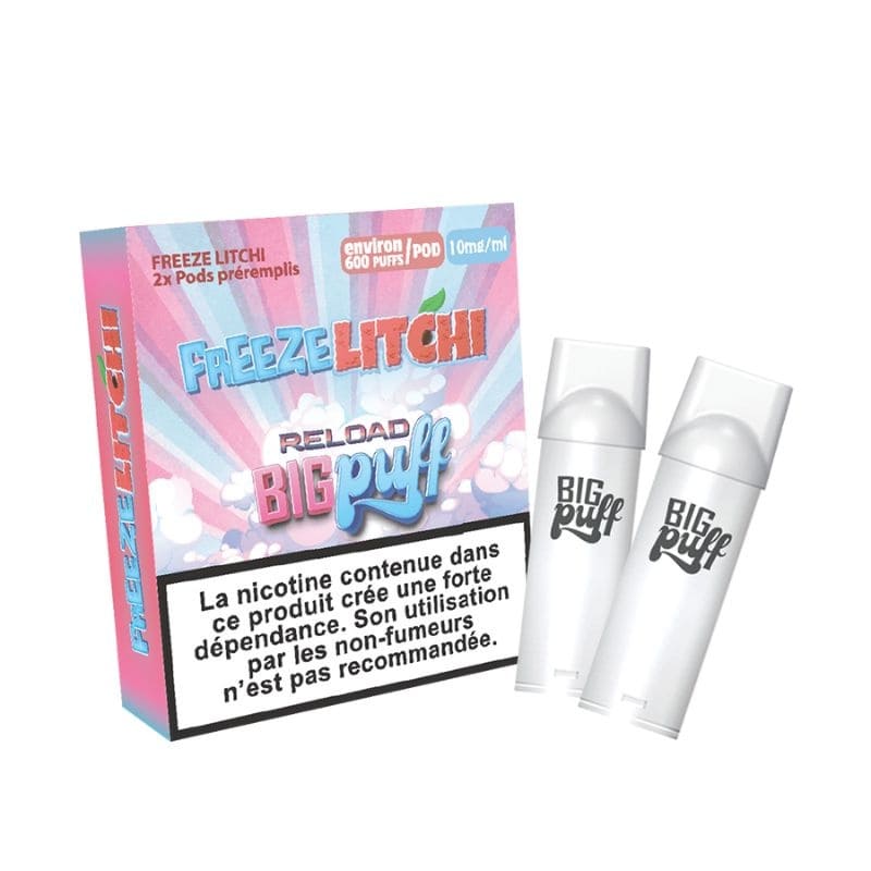 BIG PUFF Reload - Pack de 2 Cartouches 2 ml 600 Puffs