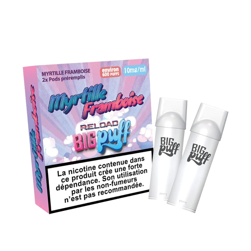 BIG PUFF Reload - Pack de 2 Cartouches 2 ml 600 Puffs