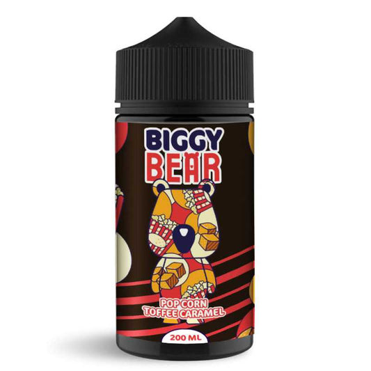 BIGGY BEAR Pop Corn Toffee Caramel - E-liquide 200ml