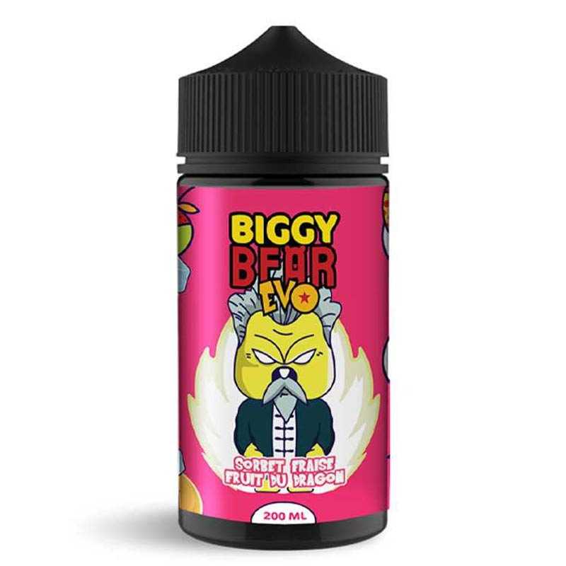 BIGGY BEAR Sorbet Fraise Fruit du Dragon - E-liquide 200ml