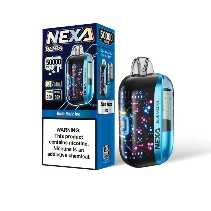 VOOPOO NEXA Ultra 50000 Vape - 20ml E-liquid, 5% Nicotine, 15 Flavors