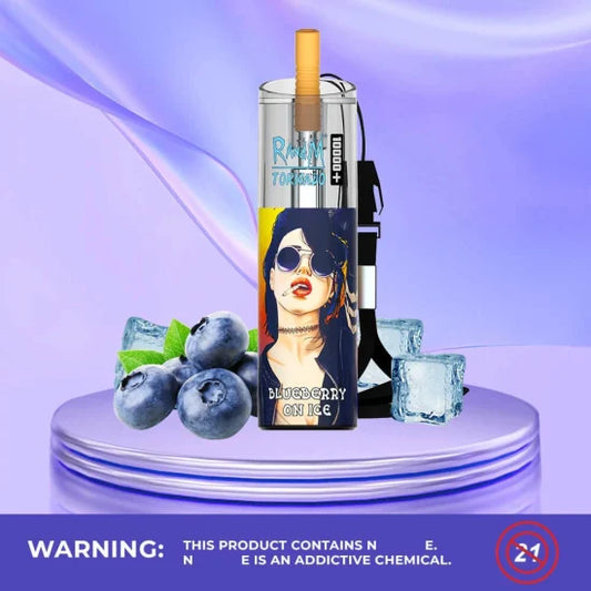 RandM Tornado 10000 - Blueberry On Ice