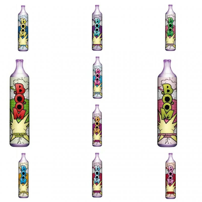 Pack of 10 Boom Disposable Vape2 ml 20 mg Up to 4000 Puffs Non rechargeable