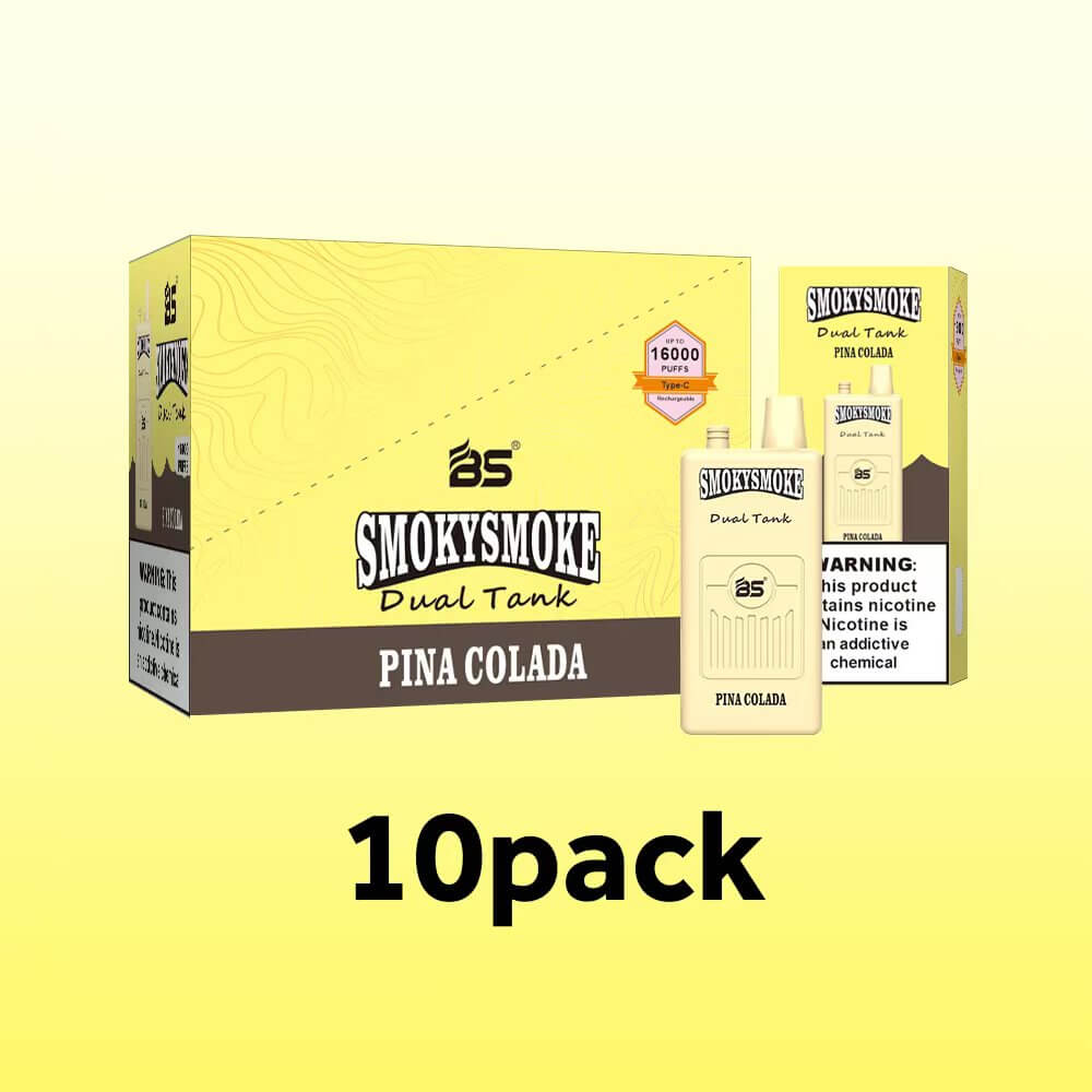 Breze Stiik Smokysmoke 16000 Vape: 32ml Dual Tank. Mesh Coil. 16.000 Puffs of Flavor and Power!