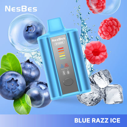 NESBES B10000 Puffs Disposable Vape Wholesale-700mAh battery, 17ml-E-liquid, Multiple Nicotine 8 Flavors