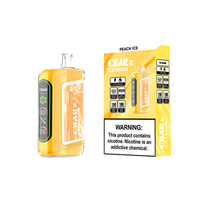 CZAR CX15000 Puffs disposable vape  Czar Graham Swirl Rechargeable Disposable-Multiple Nicotine 15 Flavors