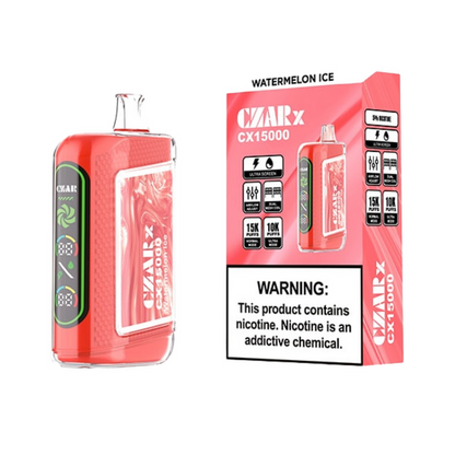 CZAR CX15000 Puffs disposable vape  Czar Graham Swirl Rechargeable Disposable-Multiple Nicotine 15 Flavors