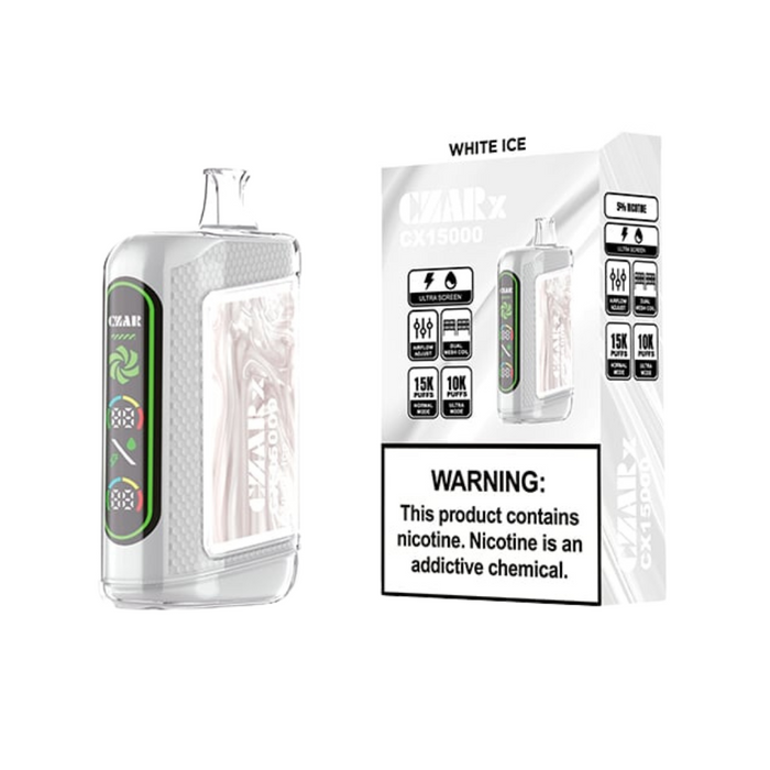 CZAR CX15000 Puffs disposable vape  Czar Graham Swirl Rechargeable Disposable-Multiple Nicotine 15 Flavors