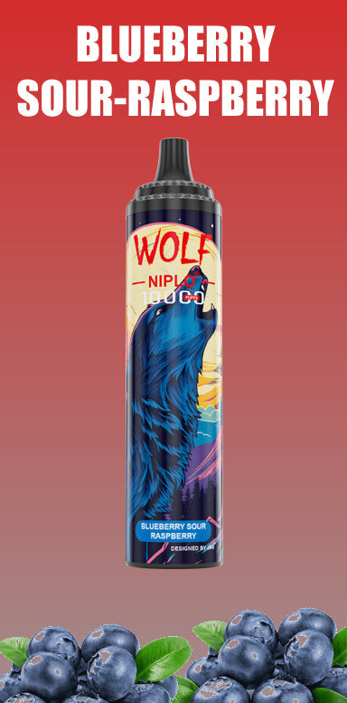 JNR Wolf Niplo  5% Disposable 10000 (Box of 10) 19 Flavors