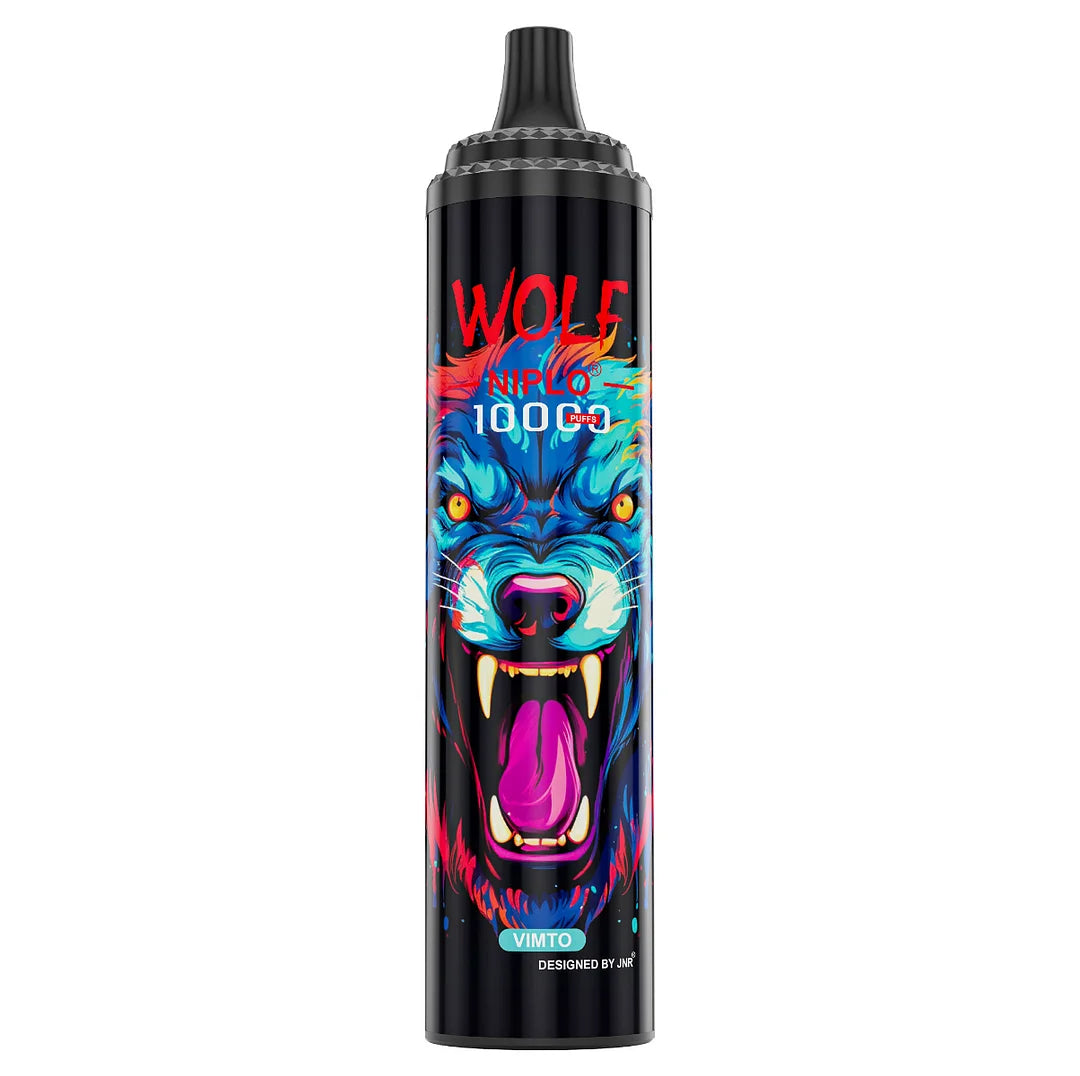 JNR Wolf Niplo  5% Disposable 10000 (Box of 10) 19 Flavors