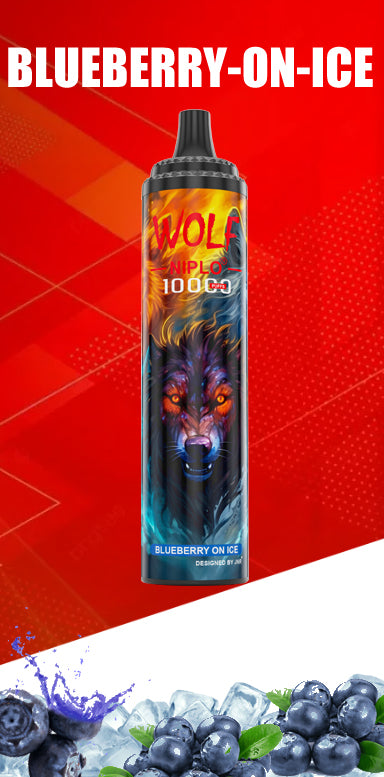 JNR Wolf Niplo  5% Disposable 10000 (Box of 10) 19 Flavors