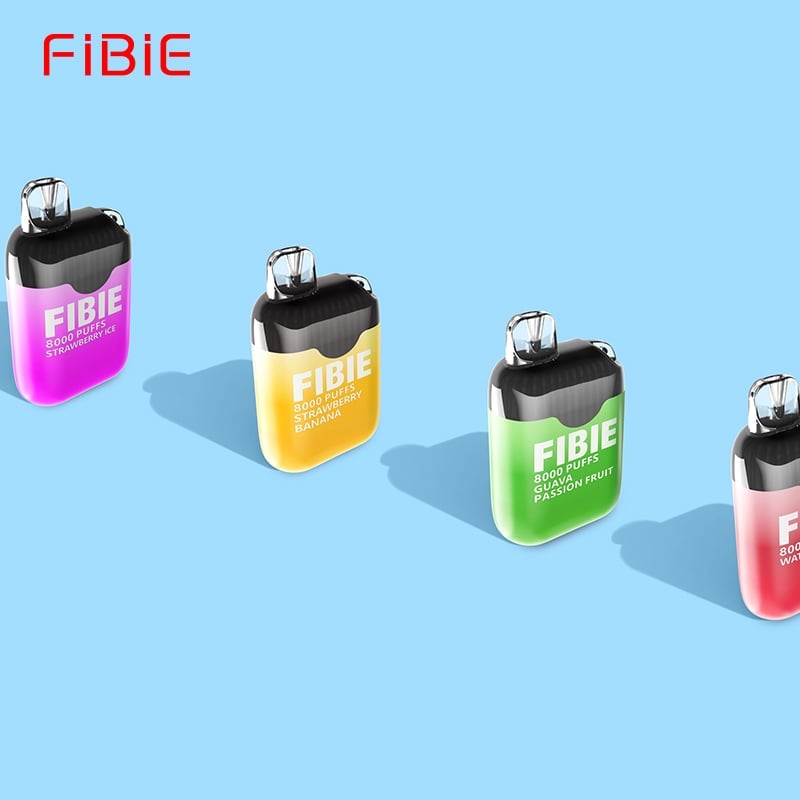 Strawberry--Ice-  FIBIE 8000 Puffs Disposable Vapor Wands(8000 PUFFS)