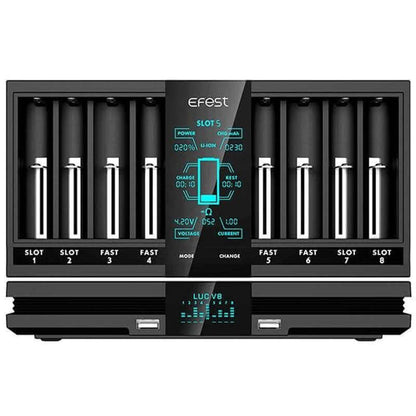 EFEST LUC V8 - Chargeur Accus 8 Slots