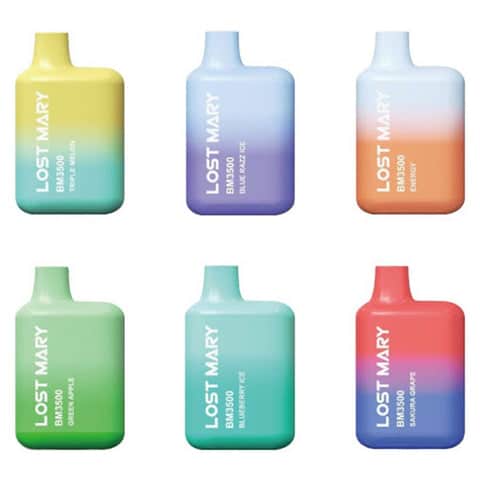 LOST MARY 3500 Disposable by Elf bar  2 ml  20 mg Rechargeable Battery- BOX OF 10 PC-