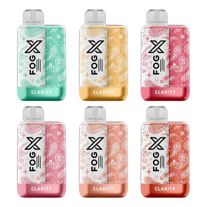 FOG X Clarity Zero Nicotine Disposable Vape 0%,14ml